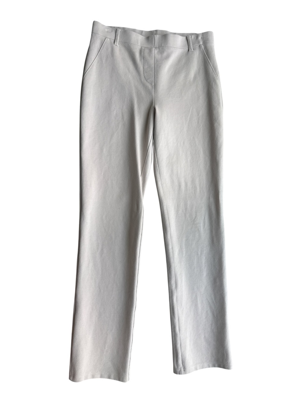 Quince Beige Straight-Leg Pants